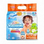 Подгузники-трусики Y O S H I O K I™ ULTRA THIN NEW + STIKER XL-38