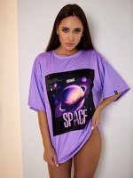 Футболка Bona Fashion: OVERSIZE T-shirt &quot;Saturn&quot;