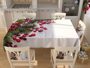 Фотоскатерть Дед мороз и снегурка 234