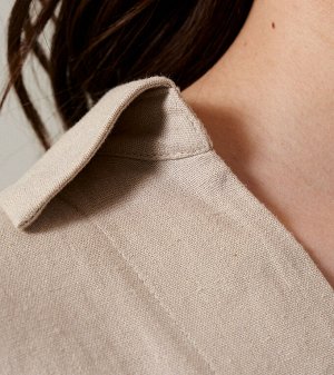 Комплект (блузка прямая объемная с вырезом, длинные широкие брюки), ПА 144220w
