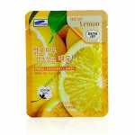 3W Тканевая маска для лица, лимон &quot;Fresh Lemon Mask Sheet&quot;   Арт-82091