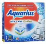 Таблетки для посудомоечных машин AQUARIUS  All in1, 14шт