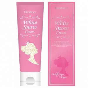 Осветляющий крем от веснушек и пигментации DEOPROCE Snow White Cream, 100г