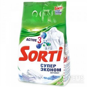 СОРТИ стиральный порошок Супер Эконом /1500 м/у