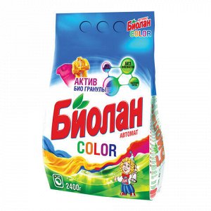 БИОЛАН стиральный порошок Автомат Колор мяг /2400
