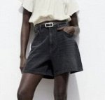 ШОРТЫ Z1975 MOM FIT HIGH WAIST арт. 7223028 406, черный