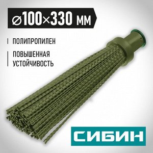 Метла синтетическая круглая
