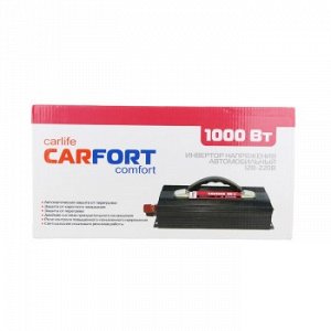 Инвертор напряжения "CarFort" DC12v- AC220v. 1000w