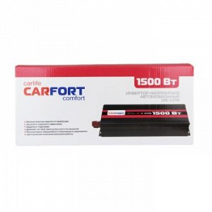 Инвертор напряжения "CarFort" DC12v- AC220v. 1500w