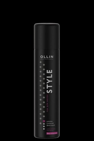 OLLIN STYLE Лак для волос ультрасильной фиксации  без отдушки 400 мл