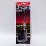 Отвертка индикаторная (тестер-игла) AMPRO 6, 12, 24V с крокодильчиком