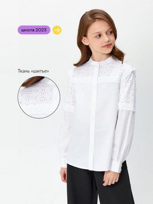 Блузка детская для девочек Riggi белый