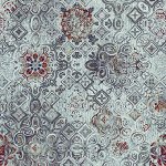 Палас Шаганэ, размер 250х500 см, цвет синий, войлок 195 г/м2