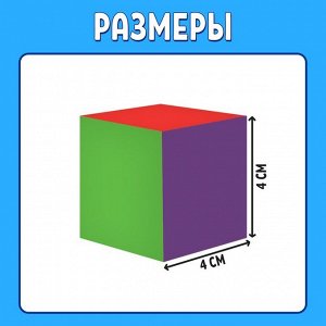 IQ-ZABIAKA Кубики «Что из чего», 4 элемента
