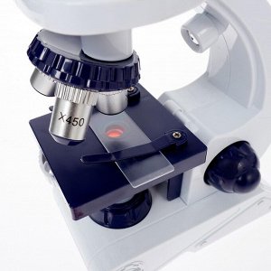 Микроскоп «Юный биолог», увеличение х80, х200, х450, уценка