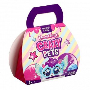 Игрушка-сюрприз «Волшебный» Crazy Pets, с наклейками,олубой, МИКС