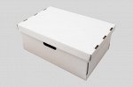 Коробка супер плотная 600*400*250 мм для хранения и переезда с ручками и крышкой
