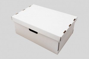 Приморская коробка Коробка супер плотная 600*400*250 мм для хранения и переезда с ручками и крышкой