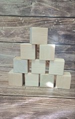 Кубики из дерева