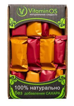 Пастила с начинкой "Vitaminos" глазированная ассорти арахис 400 гр