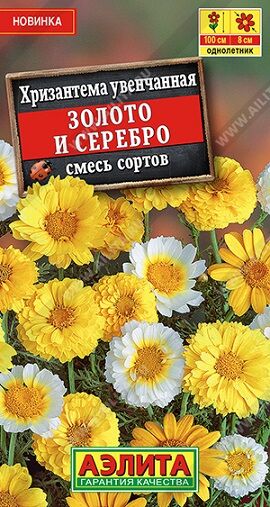 Хризантема Золото и серебро (смесь) (Код: 91037)