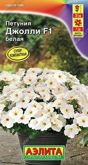 Петуния Джолли Белая (Код: 82963)