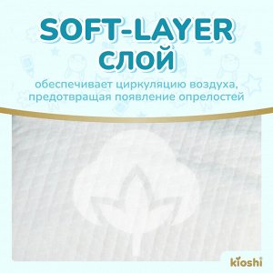 Подгузники KIOSHI Premium S (3-6 кг) 40 шт