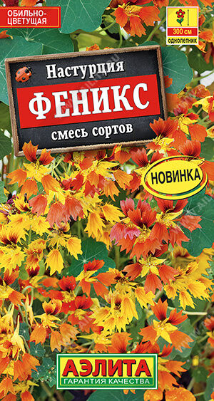 Настурция Феникс, смесь сортов