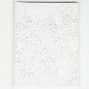 Картина по номерам на холсте с подрамником «Новый год! Семья снеговиков», 40x30 см