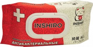 Влажные салфетки Inshiro антибактериальные 72 шт