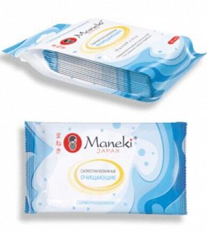 Салфетки влажные Maneki Kaiteki антибактериальные 15шт в индивидуальной упаковке