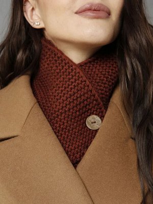 Воротник снуд женский вязаный