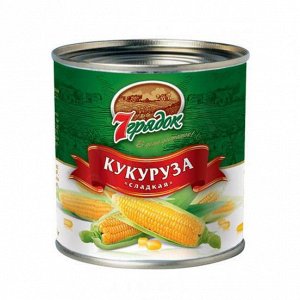 Кукуруза сладкая "7 грядок"/Мясной Союз/ж.б. 340г/кор 12 шт