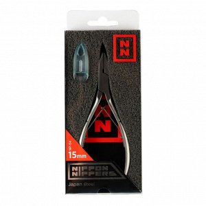 Nippon Nippers Кусачки педикюрные / NN_NP-04, двойная пружина, 15 мм