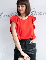 Топ с воланами