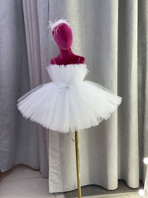 Платье Монамур на прозрачных лямках (юбка в пол)