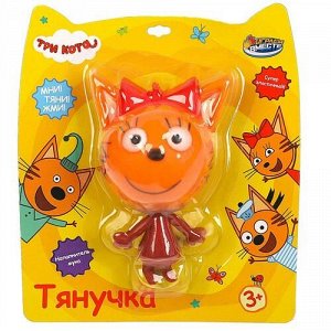 Игрушка-антистресс "Играем вместе" Карамелька м/ф Три кота ,15*6*3 см