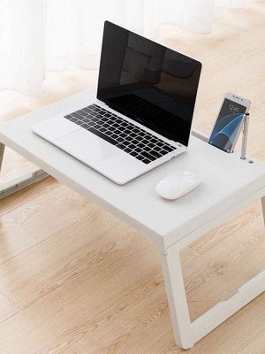 Стол складной прикроватный 52х35см / Столик прикроватный / Столик / Столик складной / Столик для завтрака /  Кофейный столик / Столик для ноутбука в кровать / Столик поднос