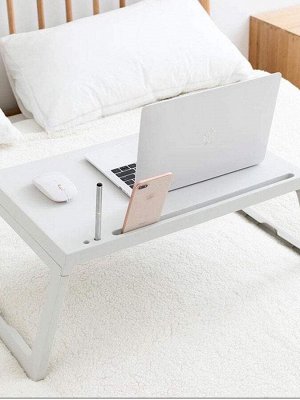 Стол складной прикроватный 52х35см / Столик прикроватный / Столик / Столик складной / Столик для завтрака /  Кофейный столик / Столик для ноутбука в кровать / Столик поднос