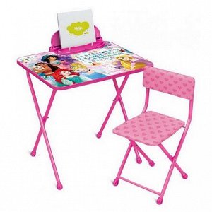 Набор мебели НИКА Принцесса Disney (стол складн. с подножк. +пенал, стул)