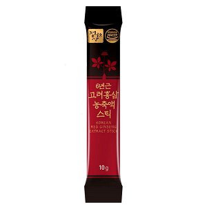 Экстракт красного 6-летнего женьшеня Jungwonsam 6 Years Old Korean Red Ginseng Extract Stick, 10гр