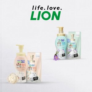 LION/ Пена для душа "Ai - Kekute" питательная, цветочный аромат, флакон 700 гр