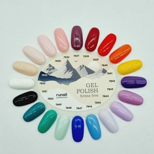 Гель-лак Gel polish (hema free), 10 мл № 7840 RuNail