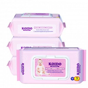 Детские влажные салфетки"Koido" с маслом индийской хризантемы