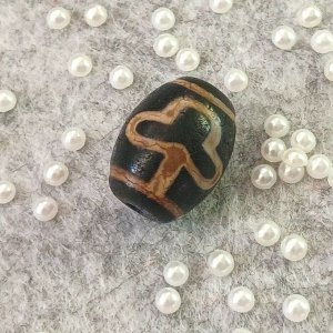 Бусина Бусина Дзи бодхи 1,5см, матовая