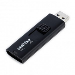 Флешка память USB 64 Гб UFD 3.0 накопитель Fashion Black (SB064GB3FSK)
