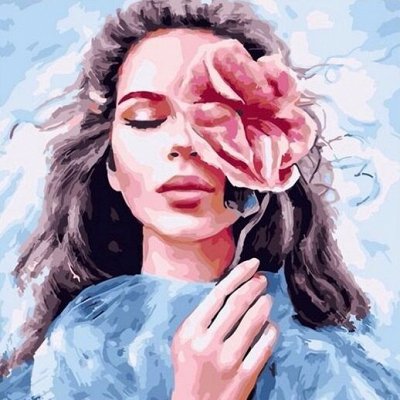 Люди. Картины по номерам 40х50 цветной холст - Алмазные мозаики - отдых ...