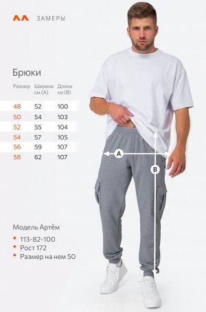Мужские брюки из футера двухнитки Happyfox