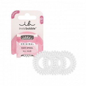 Резинка-браслет для волос invisibobble ORIGINAL Crystal Clear (в картоне)