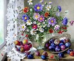 Алмазная мозаика подрамник  полная выкладка     арт. HA3062 Натюрморт